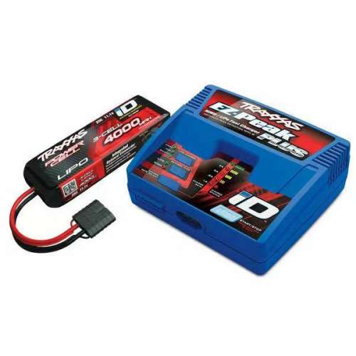 Traxxas Combos Battery & charger complete pack w/ Single Port 4000mAh 11.1v 3-Cell 25C LiPo iD® battery