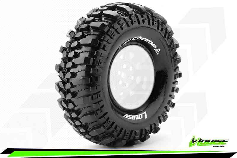 Louise RC-CR-CHAMP-1-10 Crawler Tires-Super Soft-for 1.9 Wheels