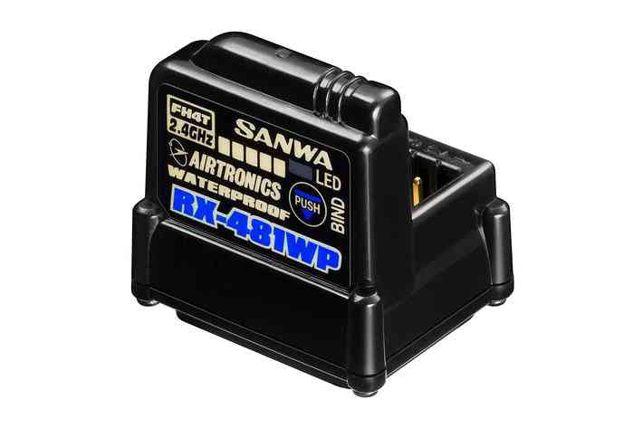 Sanwa RX-481WP 2.4GHz FHSS4 4 Channel Waterproof Receiver