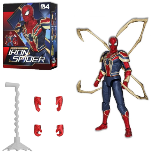 Fondjoy Infinity Saga Iron Spider Assembly Model Kits Comic Series