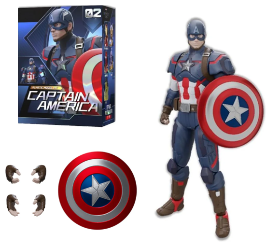 Fondjoy Infinity Saga America Cap. Assembly Model Kits Comic Series