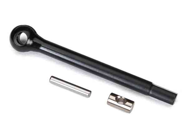 Traxxas Axle shaft, front (left)/ drive pin/ cross pin