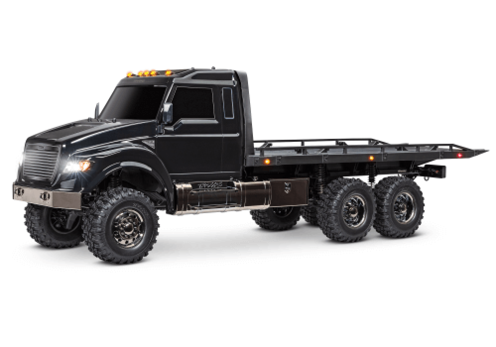 TRX-6 Ultimate RC Hauler w: 1/10 scale 6WD electric flatbed truck, Ready-To-Drive with TQi Traxxas Link 2.4GHz radio system