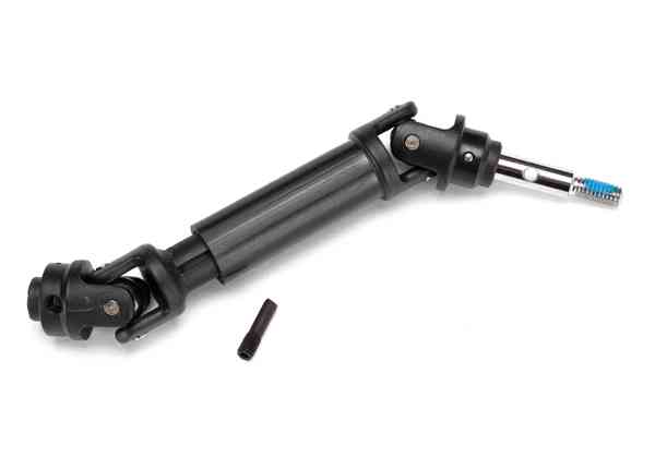 Traxxas Driveshaft assembly, front, heavy duty (1) (left or right) (fully assembled, ready to install)/ screw pin (1)