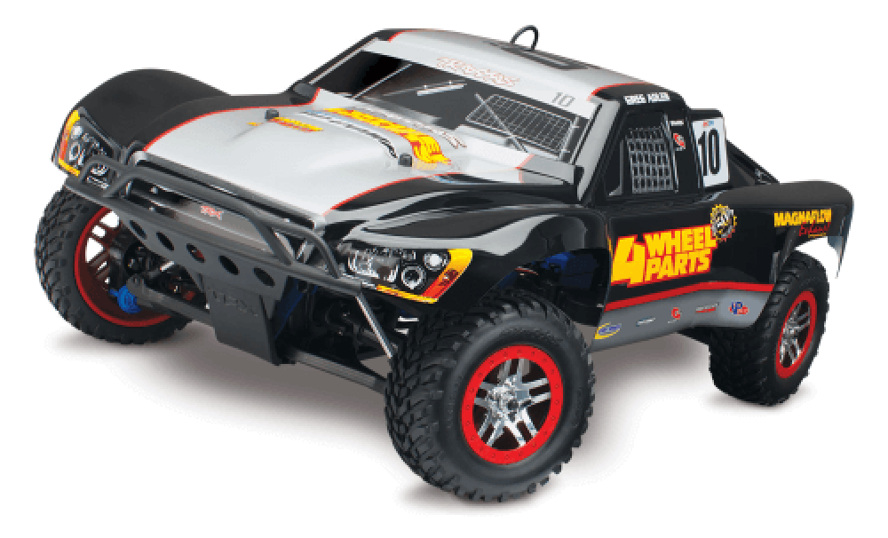 Traxxas, Slayer, Traxxas Slayer Pro, 4X4, 1/10-Scale Nitro-Powered, 4WD, Short Course Racing Truck, with TQi 2.4GHz Radio System