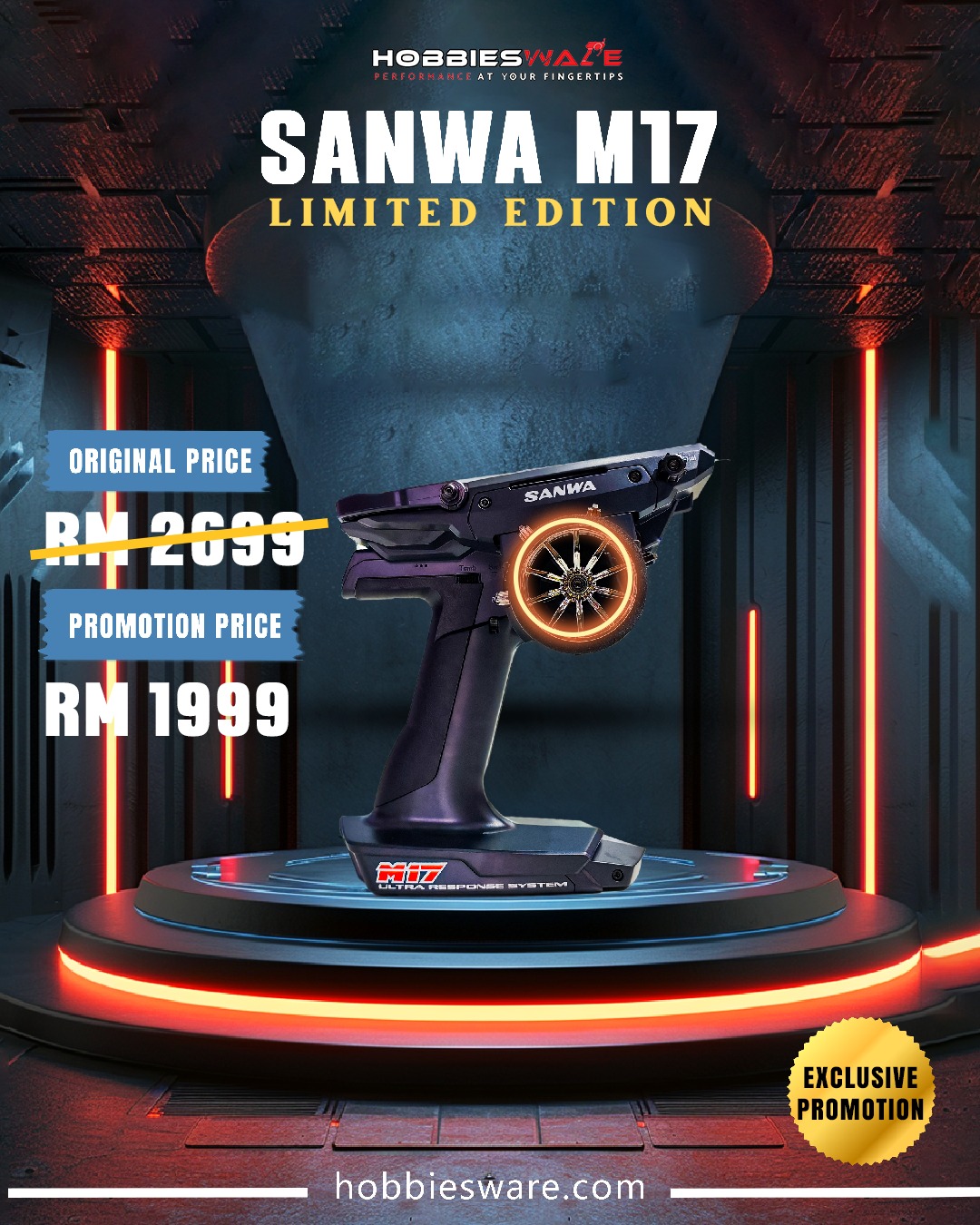 Sanwa M17 [Limited Edition] - Hobbies warehouse