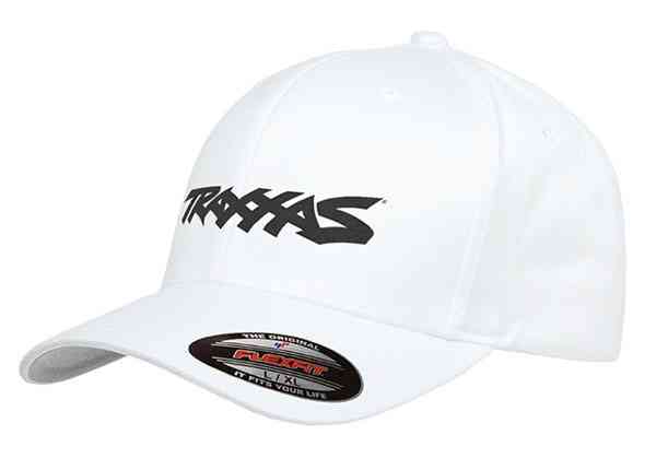 TRAXXAS LOGO HAT WHITE L/XL