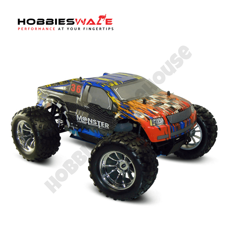 HSP 1/10th Scale Nitro Power RTR Off Road Monster Truck with 2.4G Transmitter