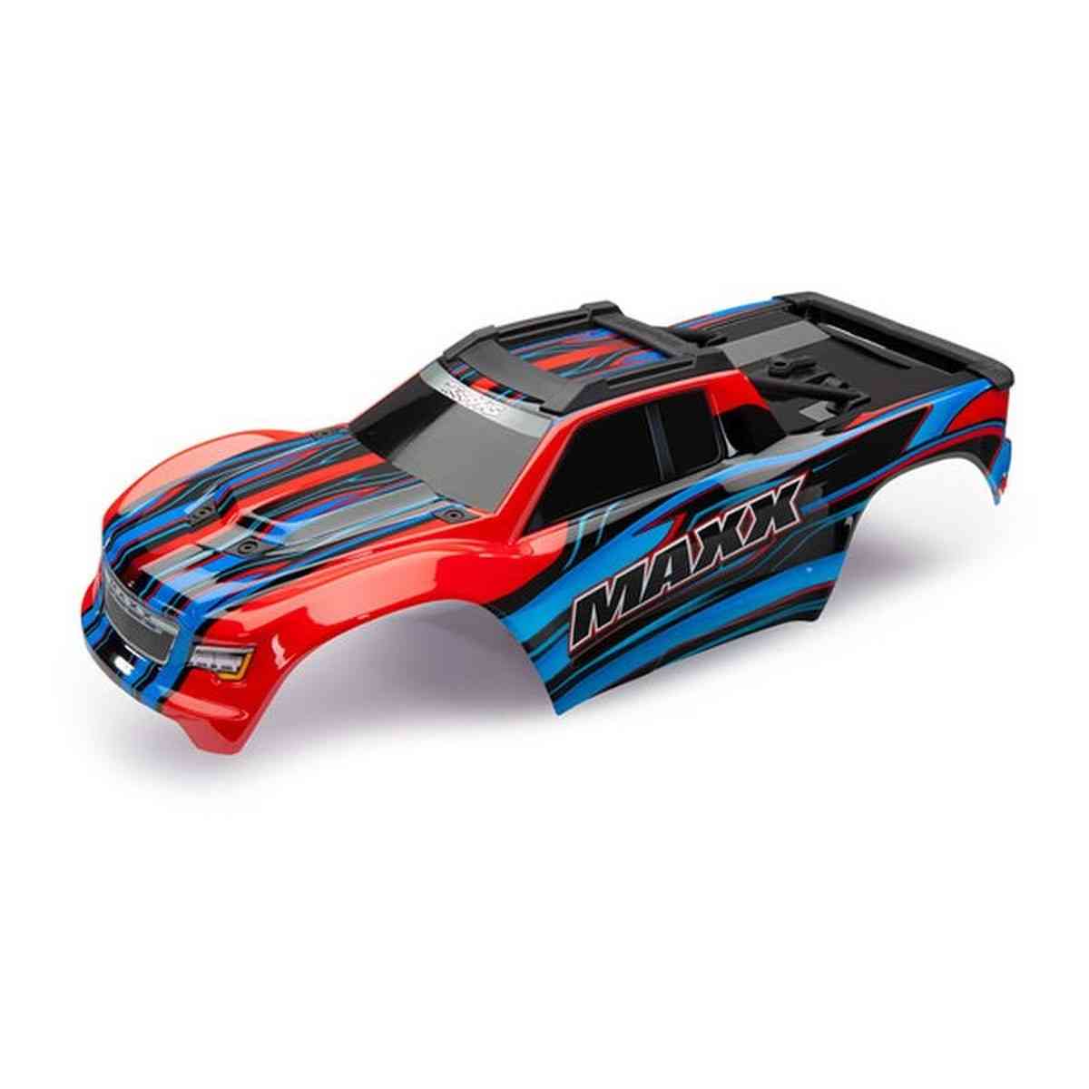 Traxxas Body, Maxx, red-x (painted)