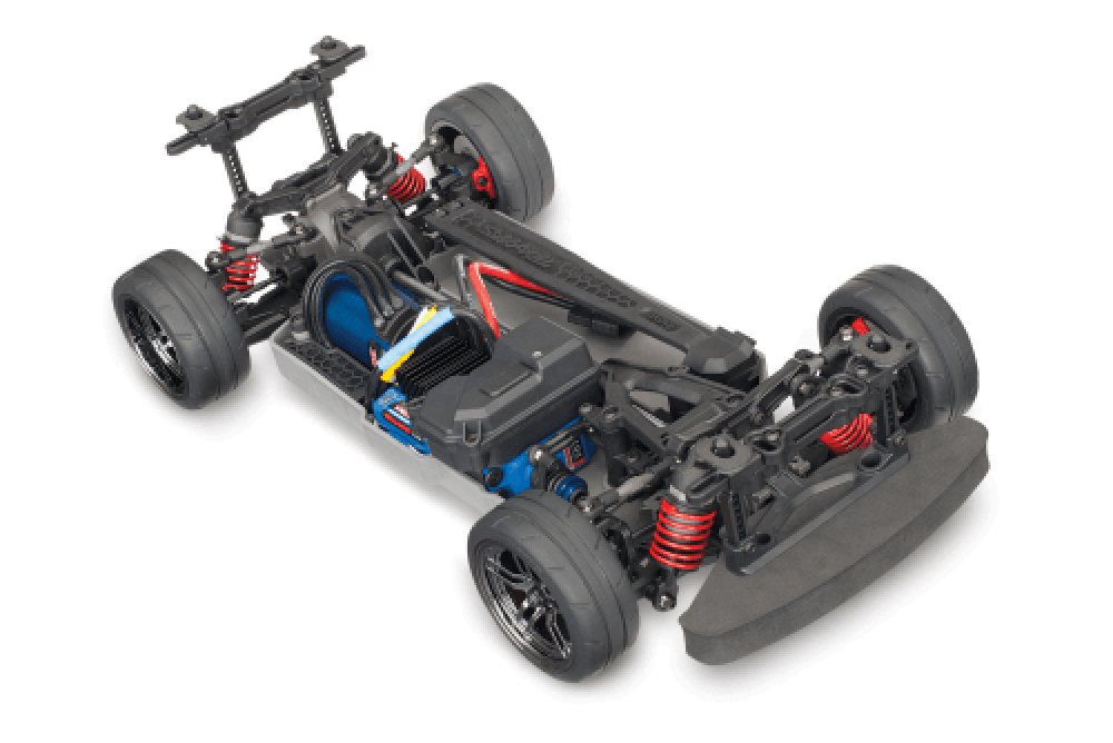 Traxxas, 4-Tec 2.0 VXL 1/10 Scale AWD Chassis with TQi Traxxas Link 2.4GHz Radio System, &, Traxxas Stability Management (TSM)